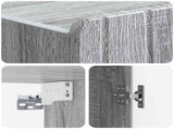Wall-Mounted Cabinet Grey Sonoma 33 x 34.5 x 94 cm 898251