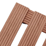 Plant Trolleys 4 pcs Brown 30x30x7,5 cm WPC 3143927