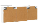 Bathroom Cabinet Set 3 pcs 126 x 16 x 62.5 cm Engineered wood 3403832