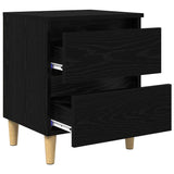 Bed Cabinets 2 pcs Black Oak 40 x 35 x 50 cm Engineered Wood 885673