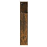 Headboard Cabinet Smoked Oak Engineered wood Medium 817264