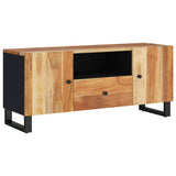 TV Cabinet 105x33.5x46 cm Solid Wood Acacia&Engineered Wood 351959