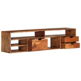 TV Cabinet 140x30x35 cm Solid Acacia Wood 340301