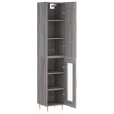 Highboard Grey Sonoma 34.5x34x180 cm Engineered Wood 3199039
