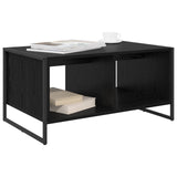 Coffee Table Black Oak 80 x 50 x 40 cm Engineered Wood 886432