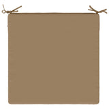 4-Piece Seat Cushions SOEST 4 pcs 100% Polyester Taupe 944986
