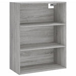 Highboard Grey Sonoma 69.5x34x180 cm Engineered Wood 3189979