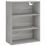 Highboard Grey Sonoma 69.5x34x180 cm Engineered Wood 3189979