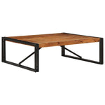 ZNTS Coffee Table 100x100x35 cm Solid Wood Acacia 4016669