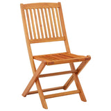 Garden Chair Set of 2 Natural wood Solid eucalyptus wood Standard 312451