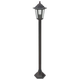 Garden Post Lights 6 pcs E27 110 cm Aluminium Bronze 44205
