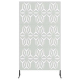 Privacy Screen 100 x 50 x 180 cm Galvanised Steel Silver 868589