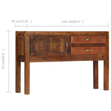 Sideboard 118x30x75 cm Solid Mango Wood 247965