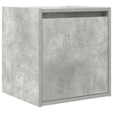 Wall-Mounted Bedside Cabinets 2 pcs Concrete Grey 38x34x40 cm 861236