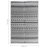 Outdoor Rug ARAKIL Black 190x290 cm PP 316924
