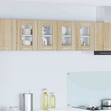 Hanging Cabinet with Storage 2 pcs Sonoma Oak 60 x 31 x 40 cm 884215