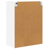 Hanging Cabinet with Door White 60 x 31 x 80 cm Engineered Wood 884314