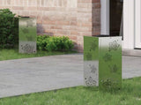 Solar LED Pathway Light 2 pcs Silver Galvanized Steel 879742