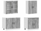 Kitchen Unit KALMAR 4 pcs Grey Sonoma Engineered Wood 3438311