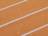 Boat Mat Striped Brown and White 240 x 60 cm EVA 42046774