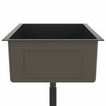 Handmade Kitchen Sink Black Stainless Steel 51517