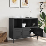 Sideboard Black 100.5x39x79 cm Steel 843090