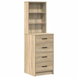 Dressing Table with Drawer 3 pcs Sonoma Oak Engineered Wood 3334211