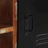 Shoe Bench Multicolour 100 x 40 x 50 cm Solid Reclaim wood 4013602