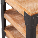 Three Piece Living Room Furniture Set Solid Acacia Wood 274708
