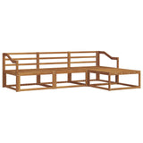 Outdoor Sofa Set 4 pcs Natural Solid Acacia Wood 3367417