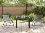 Garden Dining Set 3 pcs Anthracite Powder-Coated Steel 3379289