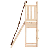 Playhouse with Climbing Wall Solid Wood Pine 3155945