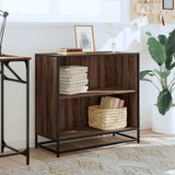 Book Cabinet Brown Oak 80.5x35x76 cm Engineered Wood 849108