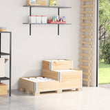 3-Tier Raised Bed 120x80 cm Solid Wood Pine 4010313