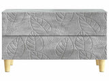Bedside Table Concrete Grey 62 x 34.5 x 48 cm Engineered Wood 895008