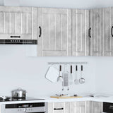 Kitchen Wall Cabinet Lucca Concrete Grey Engineered Wood 853805