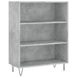 Highboard Concrete Grey 69.5x32.5x180 cm Engineered Wood 3189569