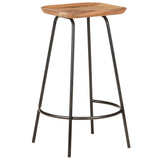 Bar Stools 2 pcs Solid Acacia Wood 320651