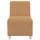Modular Sofa Unit Armless 2 pcs Beige 55 x 74 x 82 cm 3399787