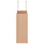 ZNTS Paper Bags 250 pcs with Handles Brown 18x8x22 cm 4101810