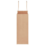 ZNTS Paper Bags 250 pcs with Handles Brown 18x8x22 cm 4101810