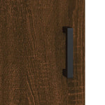 Highboard Brown Oak 69.5x34x180 cm Engineered Wood 3189260