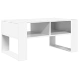 Coffee Table with Storage White 92 x 53 x 45 cm Engineered Wood 8000092