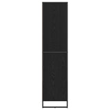 Book Cabinet Black Oak 43 x 36 x 150.5 cm Engineered Wood 886624