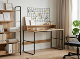 Desk with Storage Artisan Oak 100 x 50 x 91 cm 8008031