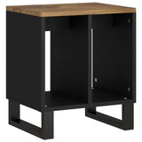 ZNTS Side Table 40x31x46 cm Solid Wood Mango&Engineered Wood 350647