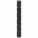 Dining Table Legs A-Shaped 2 pcs Black 100x cm Steel 4012864
