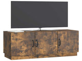 TV Cabinet Smoked Oak 99 x 34.5 x 47 cm Engineered Wood 895410