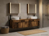 Bathroom Cabinet Set 5 pcs Old Wood Engineered Wood 3406653