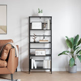 Bookshelf Black Oak 60 x 29.5 x 149 cm Engineered Wood 883928